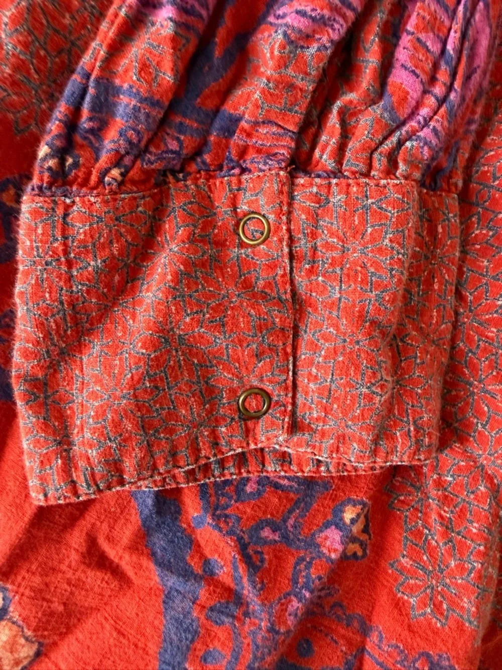 Free People Smell the Roses Mini Dress Red XS NWT Rare Boho Festival We The Free
